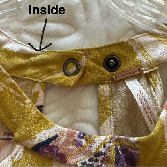 Free People Drift Away shirt dress L - Picture 5 of 6